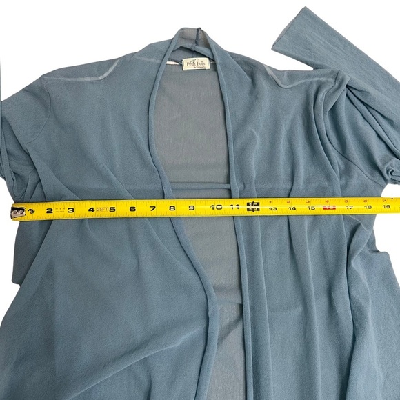 Petit Pois By Viviana G. Sheer Duster Medium Light Blue Fairycore Coquette READ - Picture 7 of 9